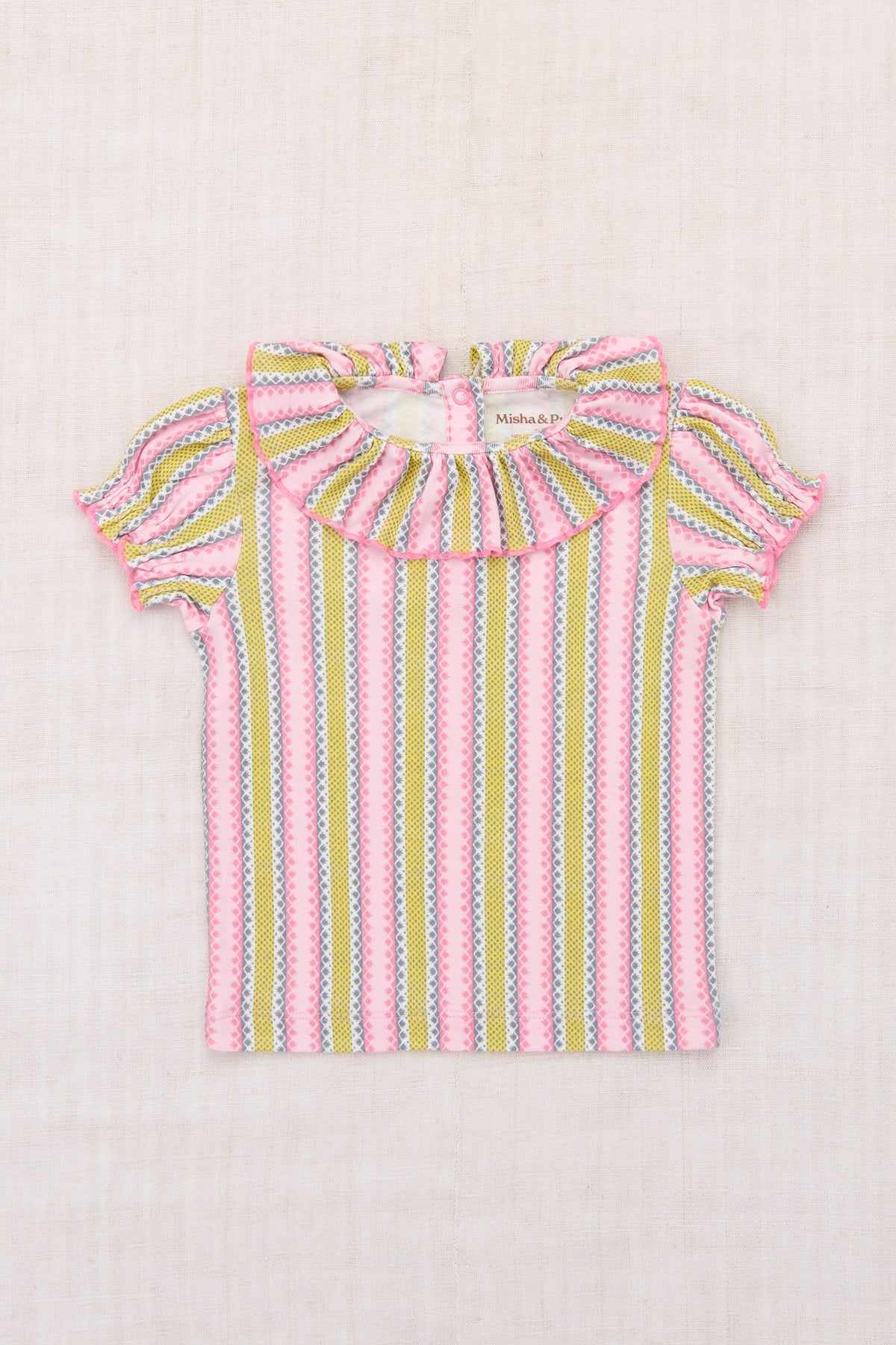 Balloon Sleeve Paloma Tee Aura Vaquero Stripe