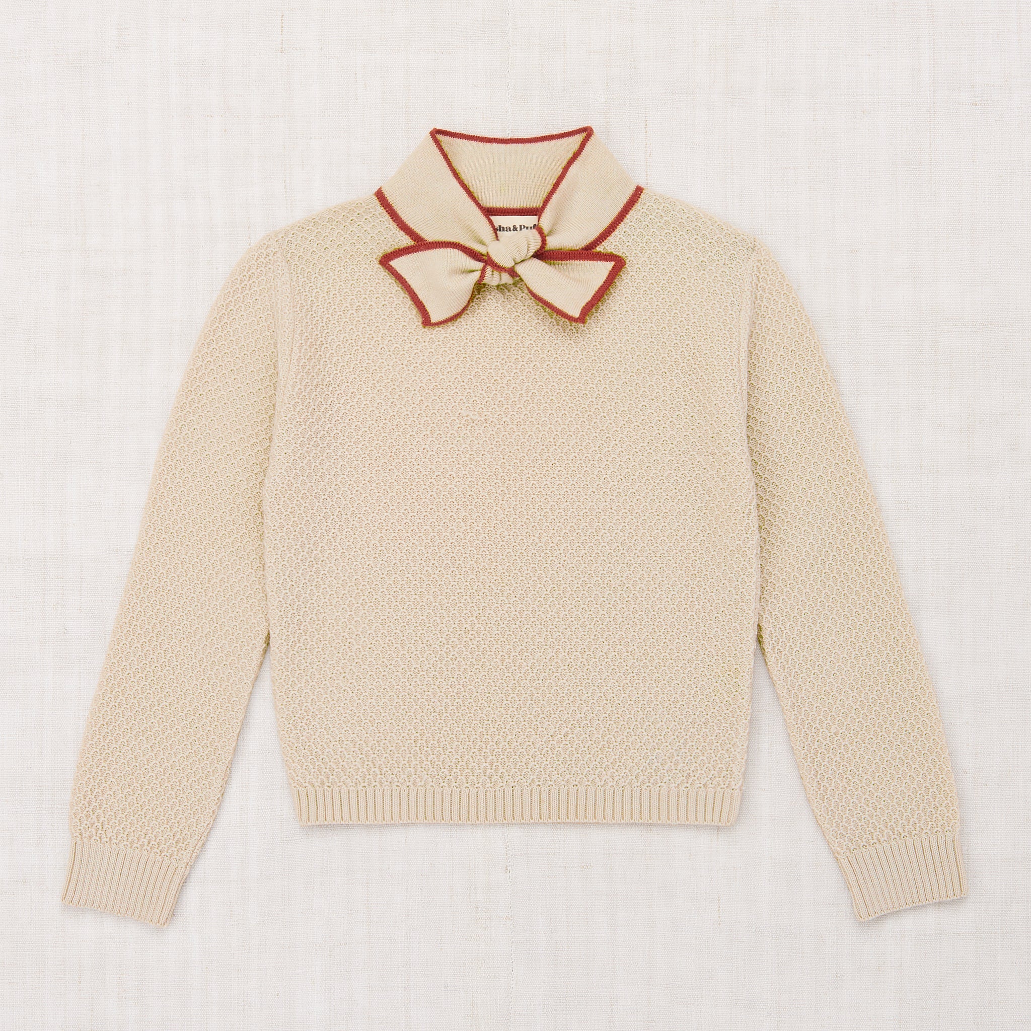 Bow Scout Sweater | Alabaster