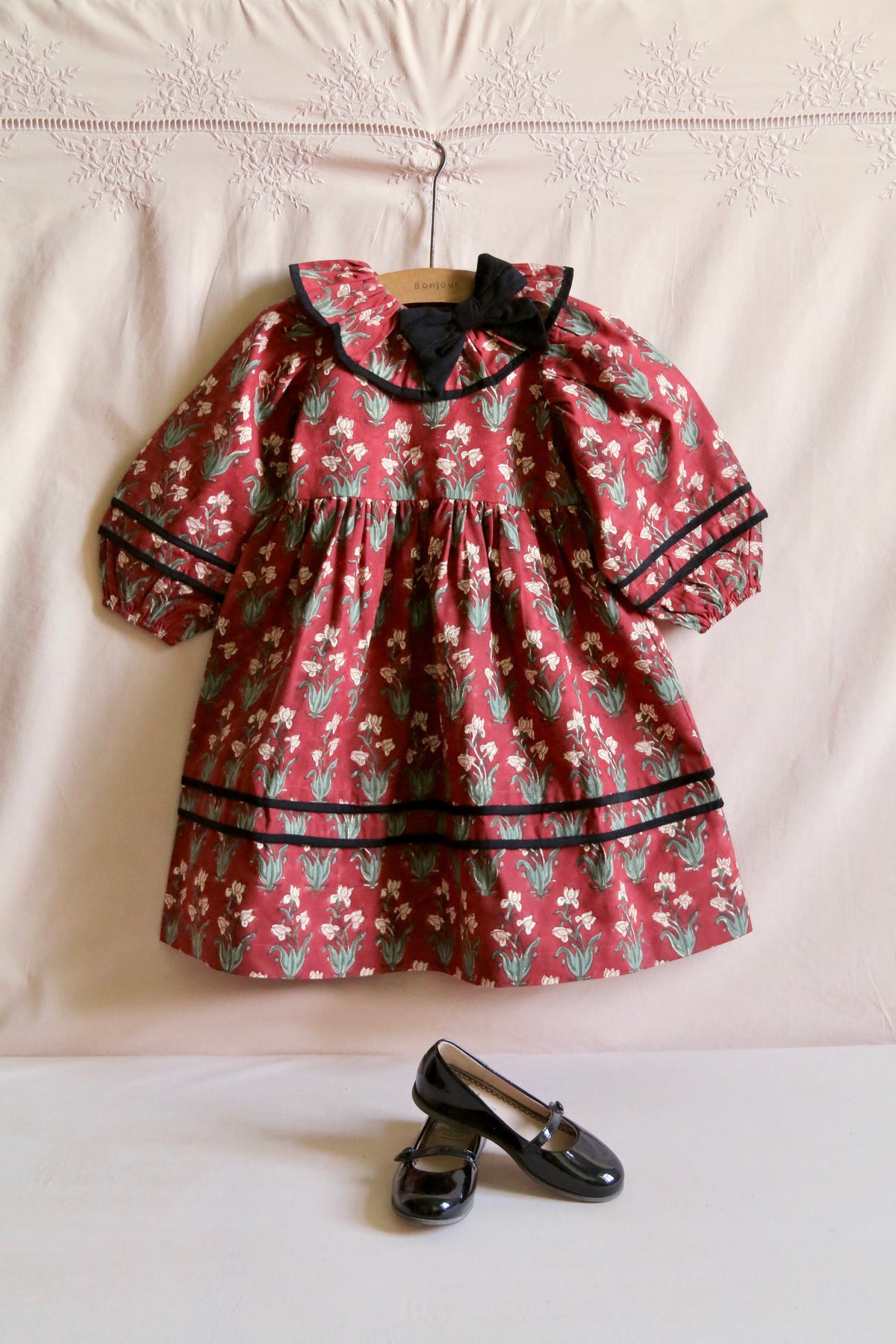 Dress iris print