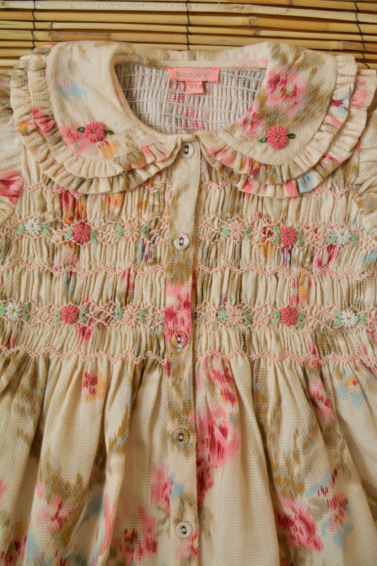 Romantic Dress Antoinette Print pique