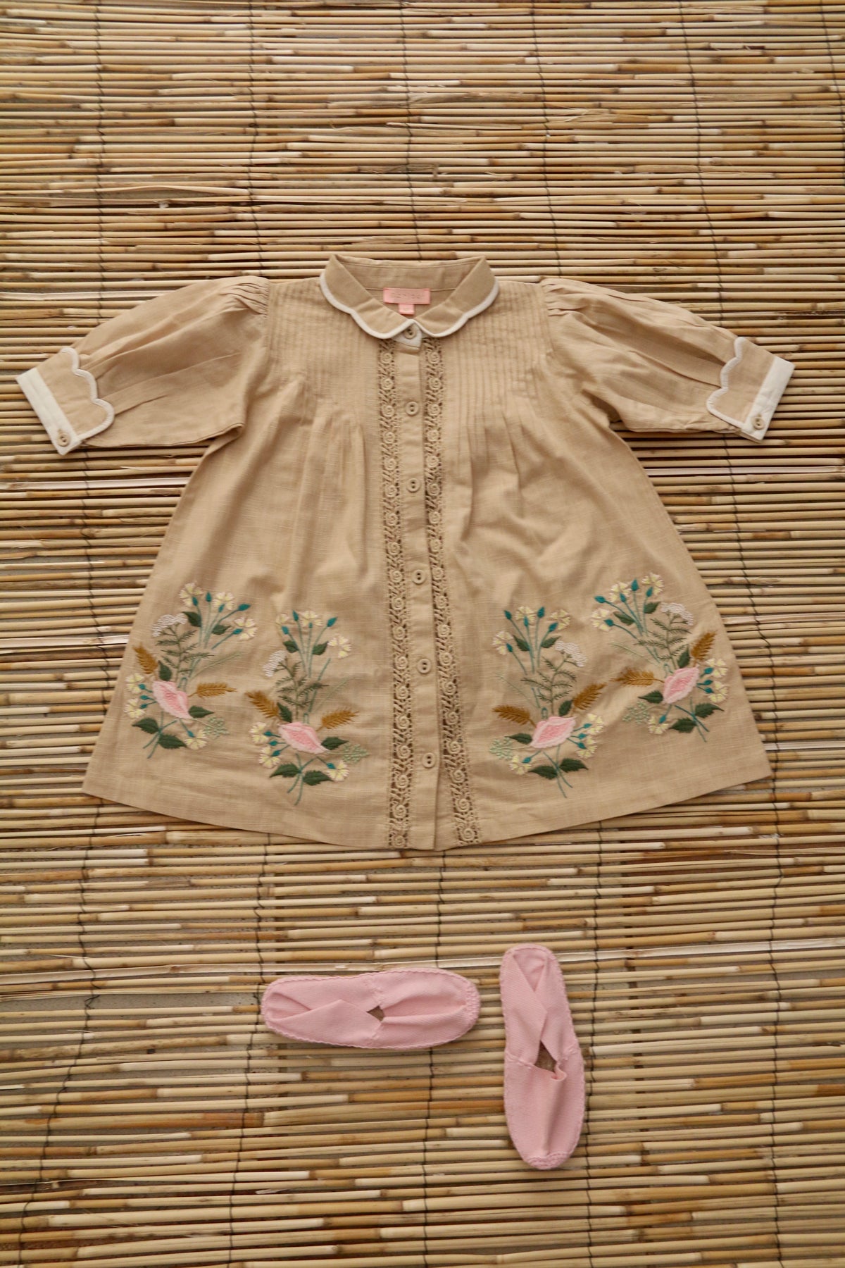 Tunique Solid Straw Cotton slub