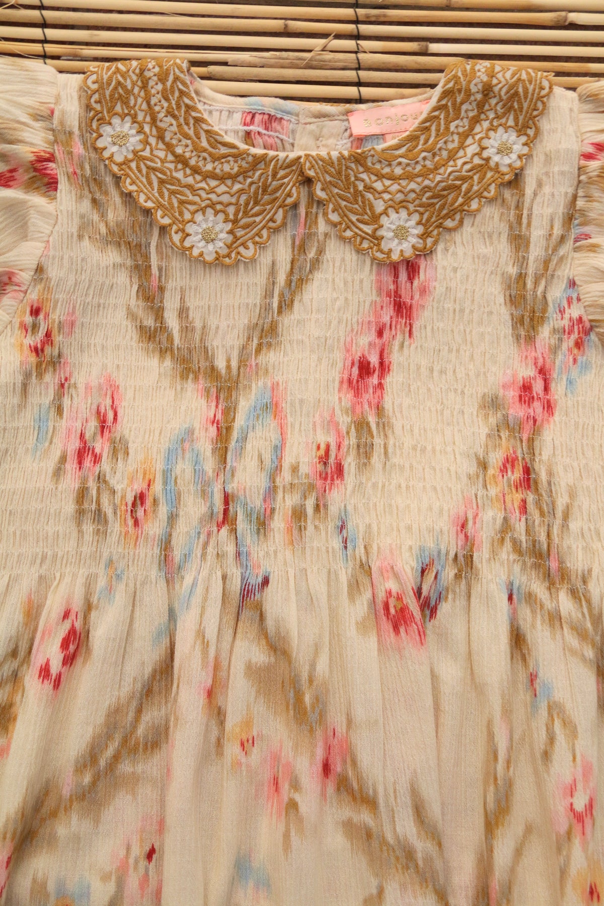 Tunique with Hairclips Antoinette Print crepe