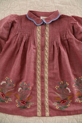 Tunique Red chambray