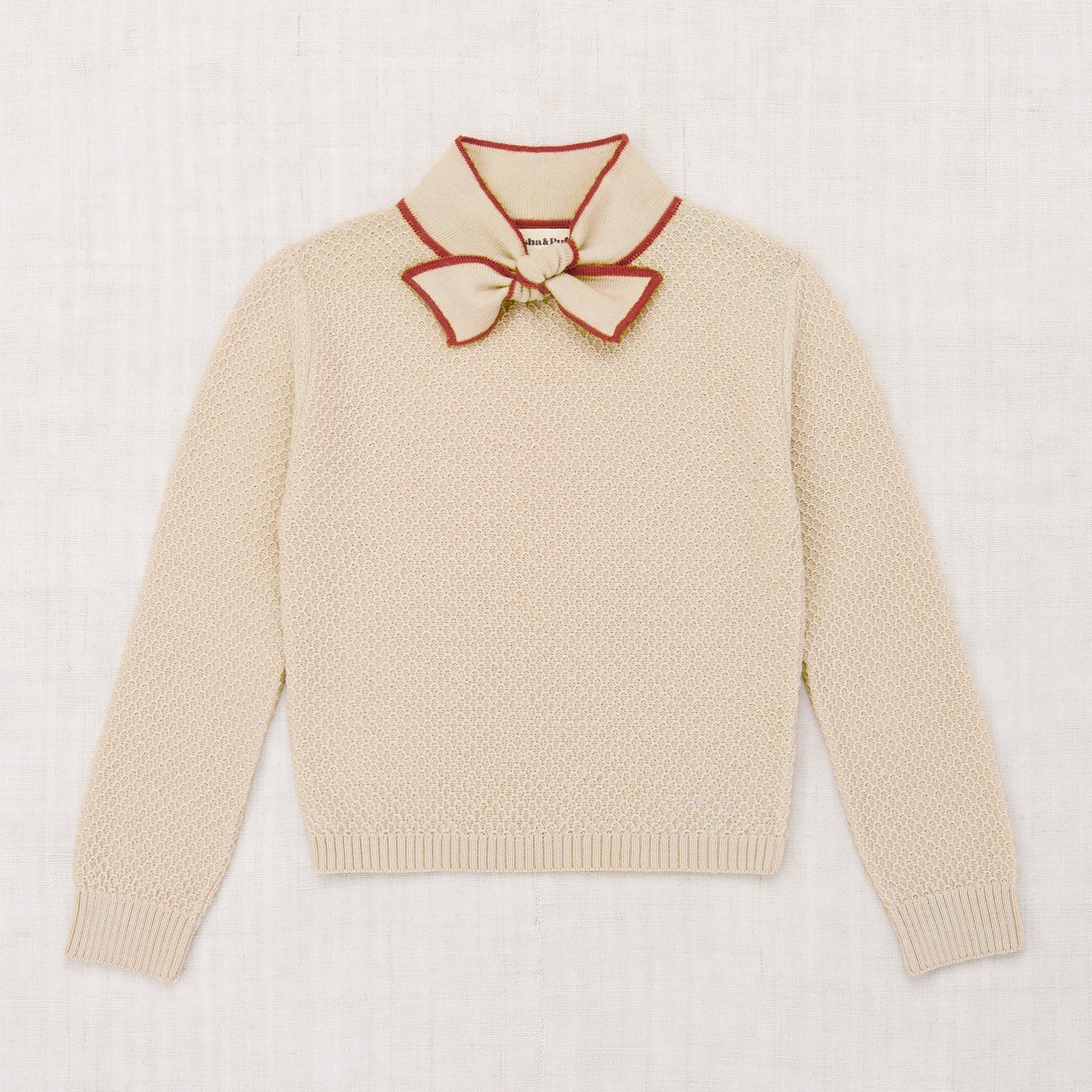 Bow Scout Sweater | Alabaster
