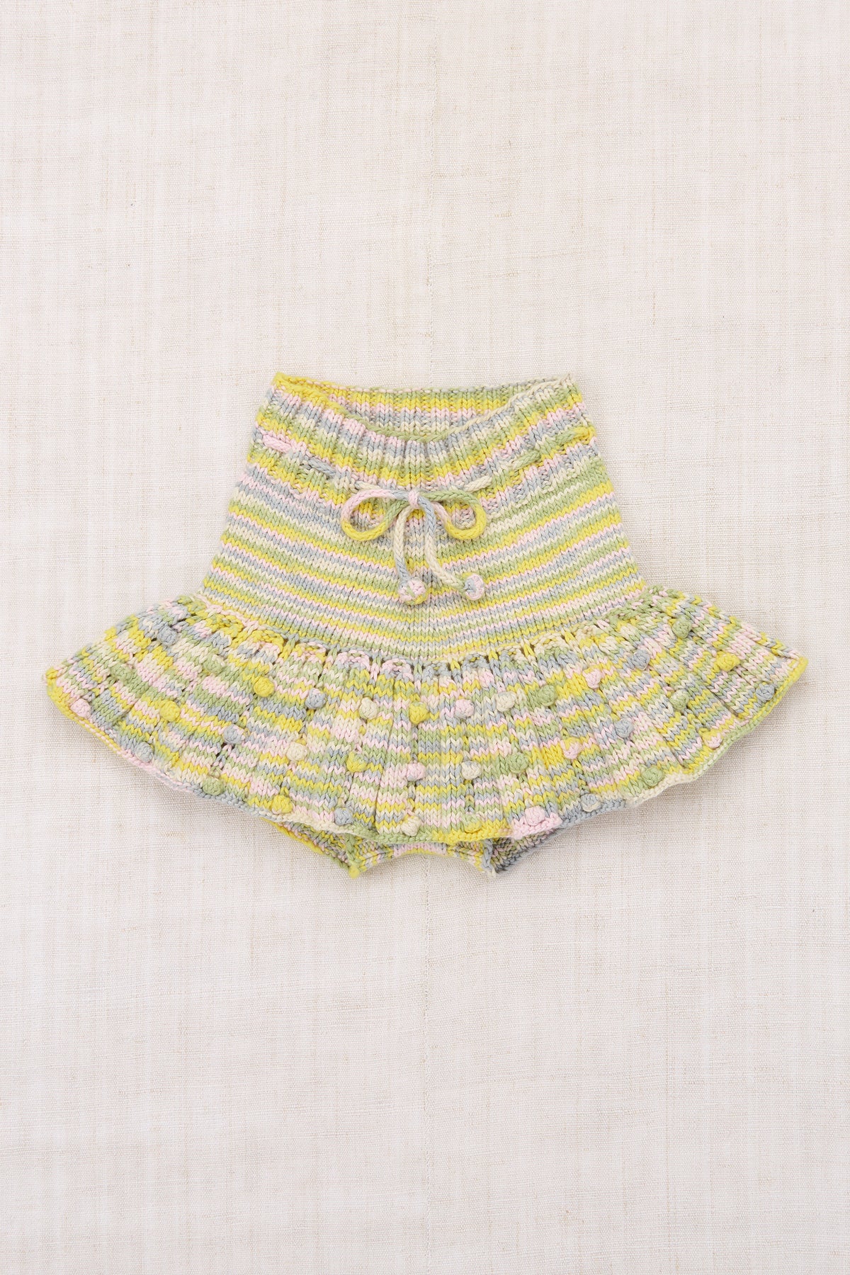 Eyelet Popcorn Skating Skirt Bubble Space Dye