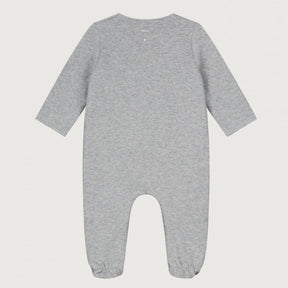 Gray Label Baby pakje met voetjes  Grijs achterzijde