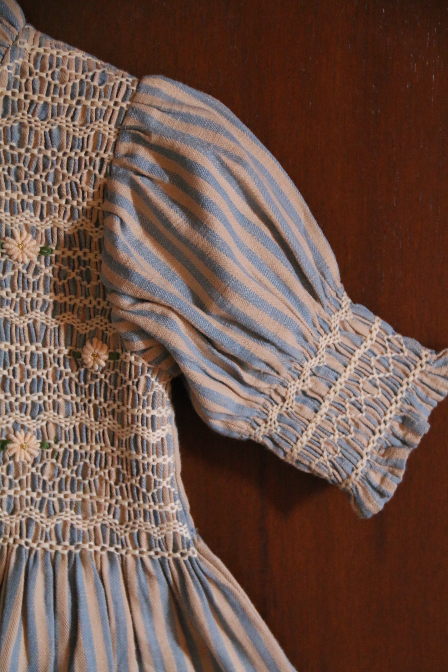 Handsmocks blouse Transat stripe