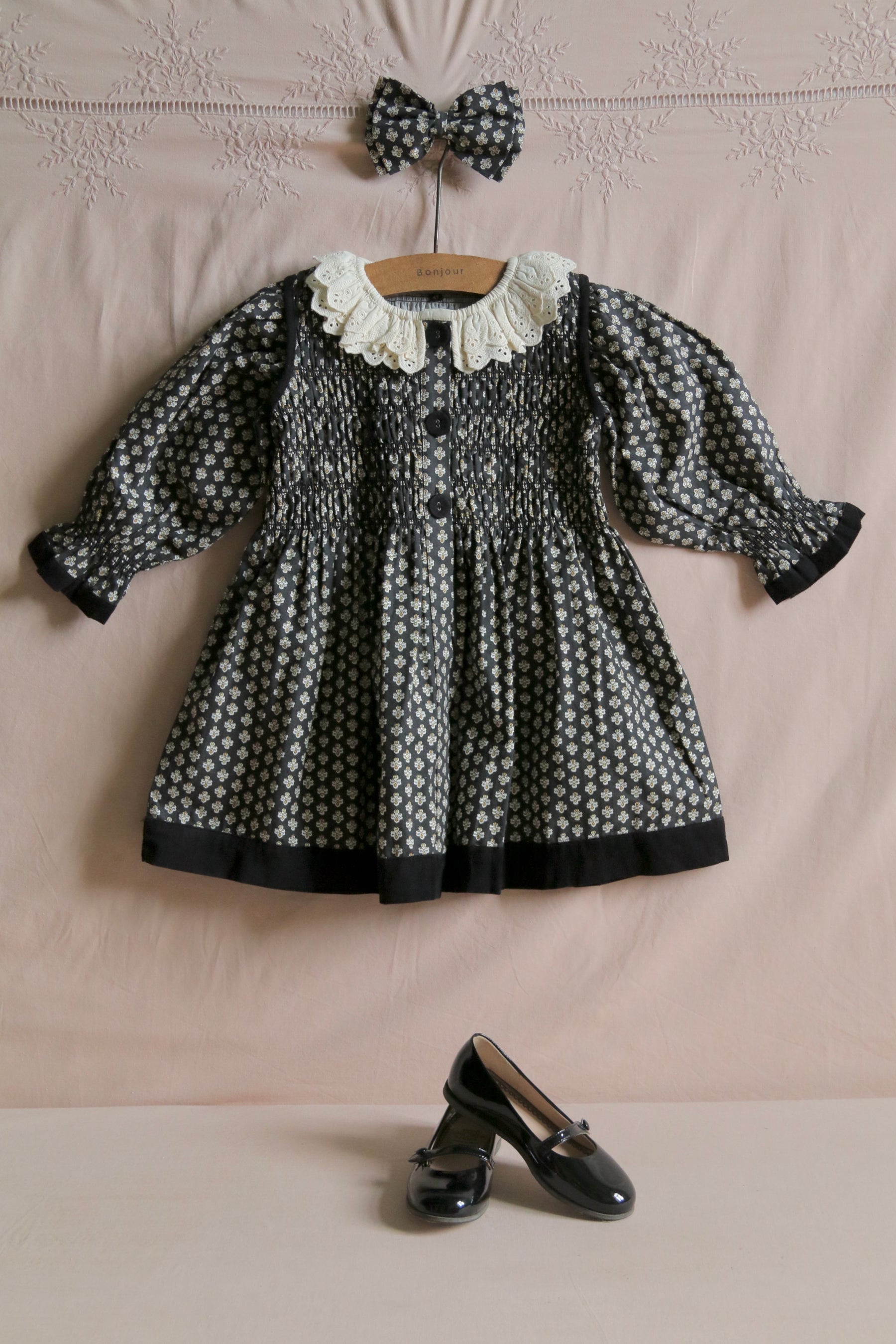 Tunique with hair clip provencal print