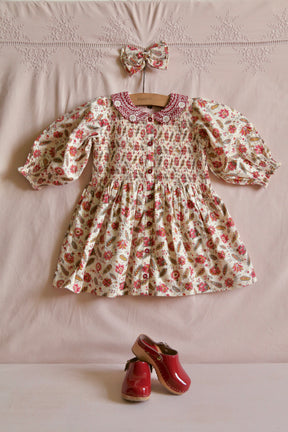 Tunique with hair clip Aline print