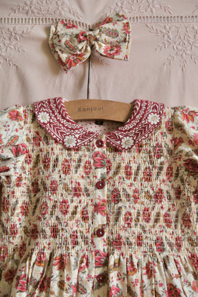 Tunique with hair clip Aline print