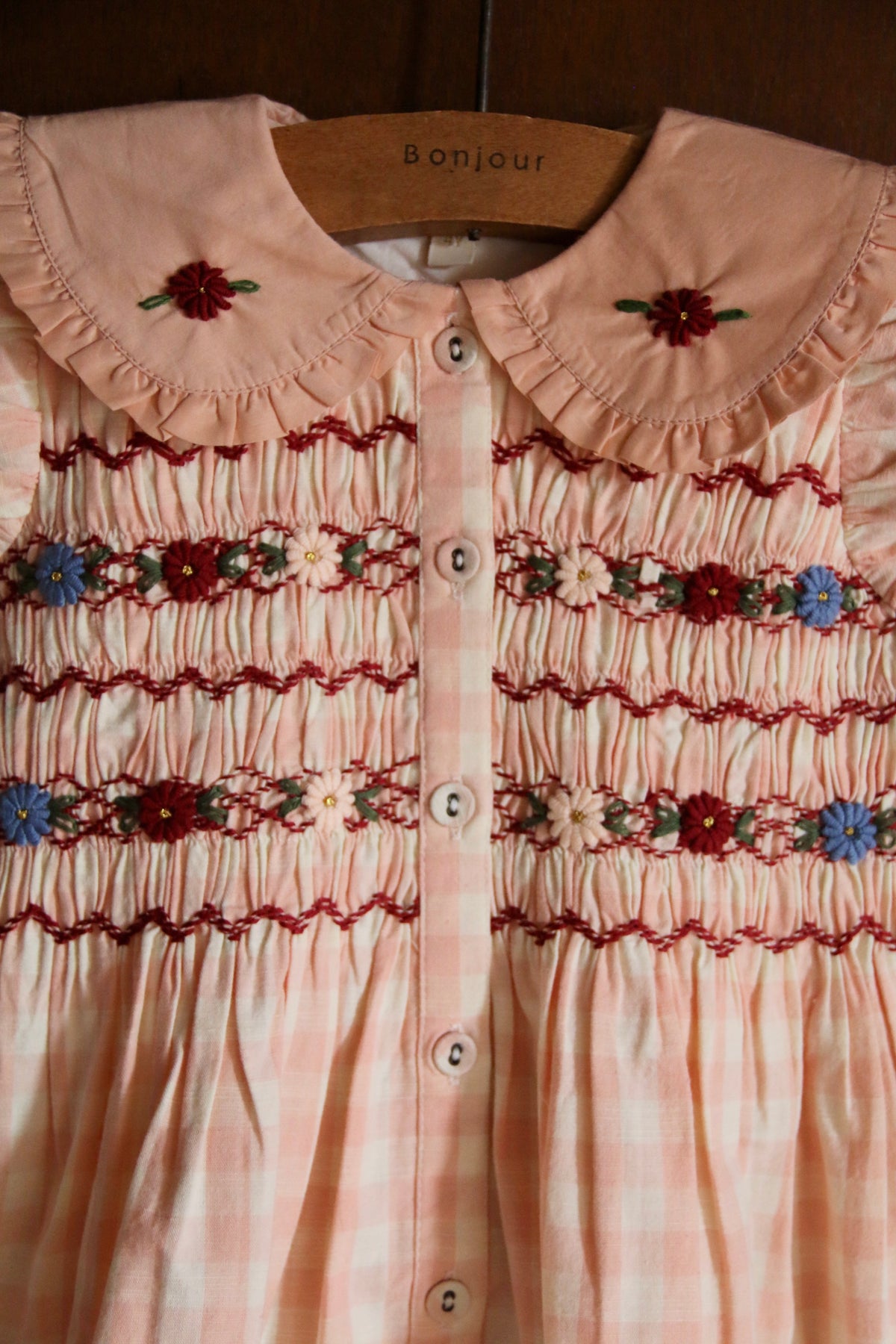 Romantique tunique Pink vichy