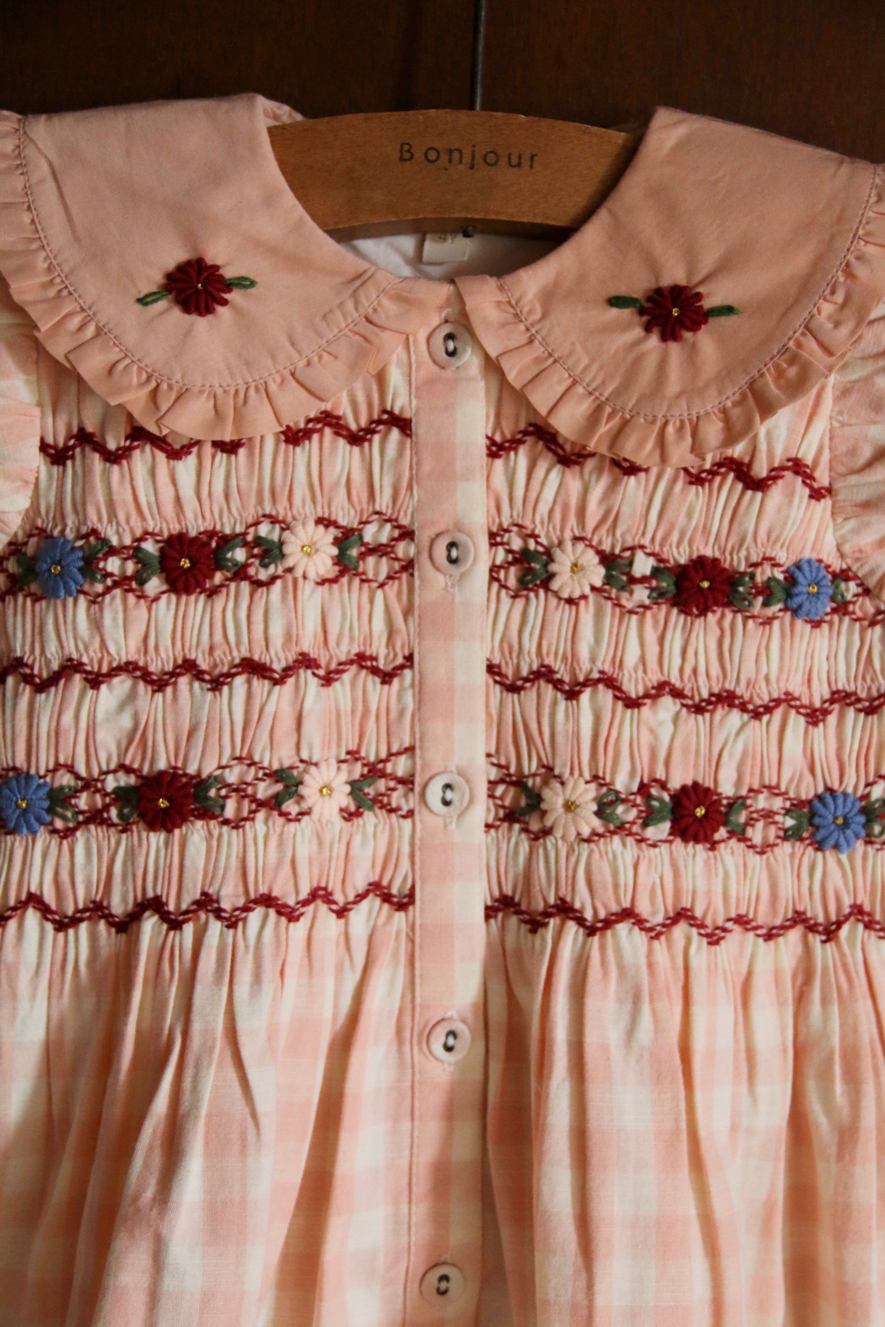 Romantique tunique Pink vichy