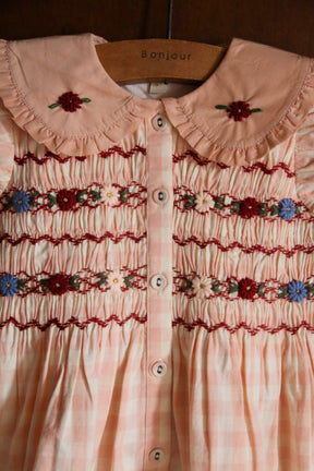 Romantique tunique Pink vichy