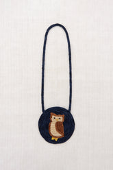 Meadow Owl Circle Bag Ink