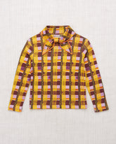 Scout Top Plum Watercolor Plaid