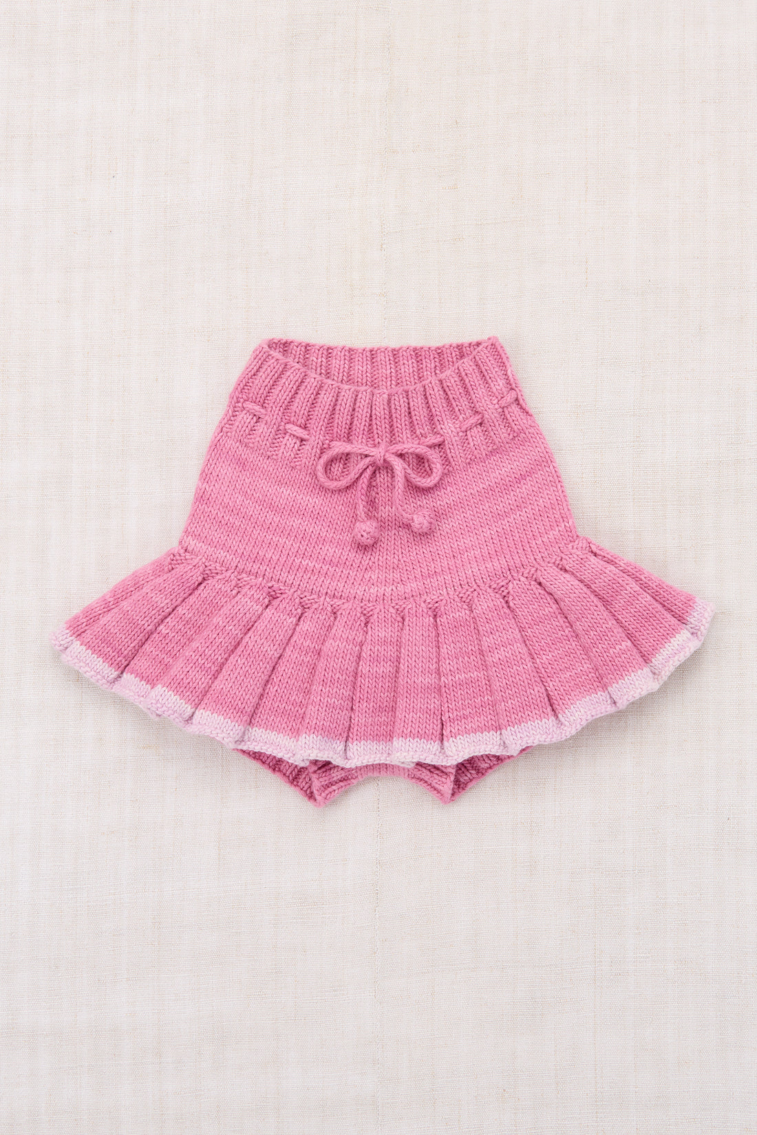 Misha & Puff Scallop Hem Shorts, Sky