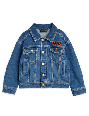 Ritzratz emb denim jacket blue