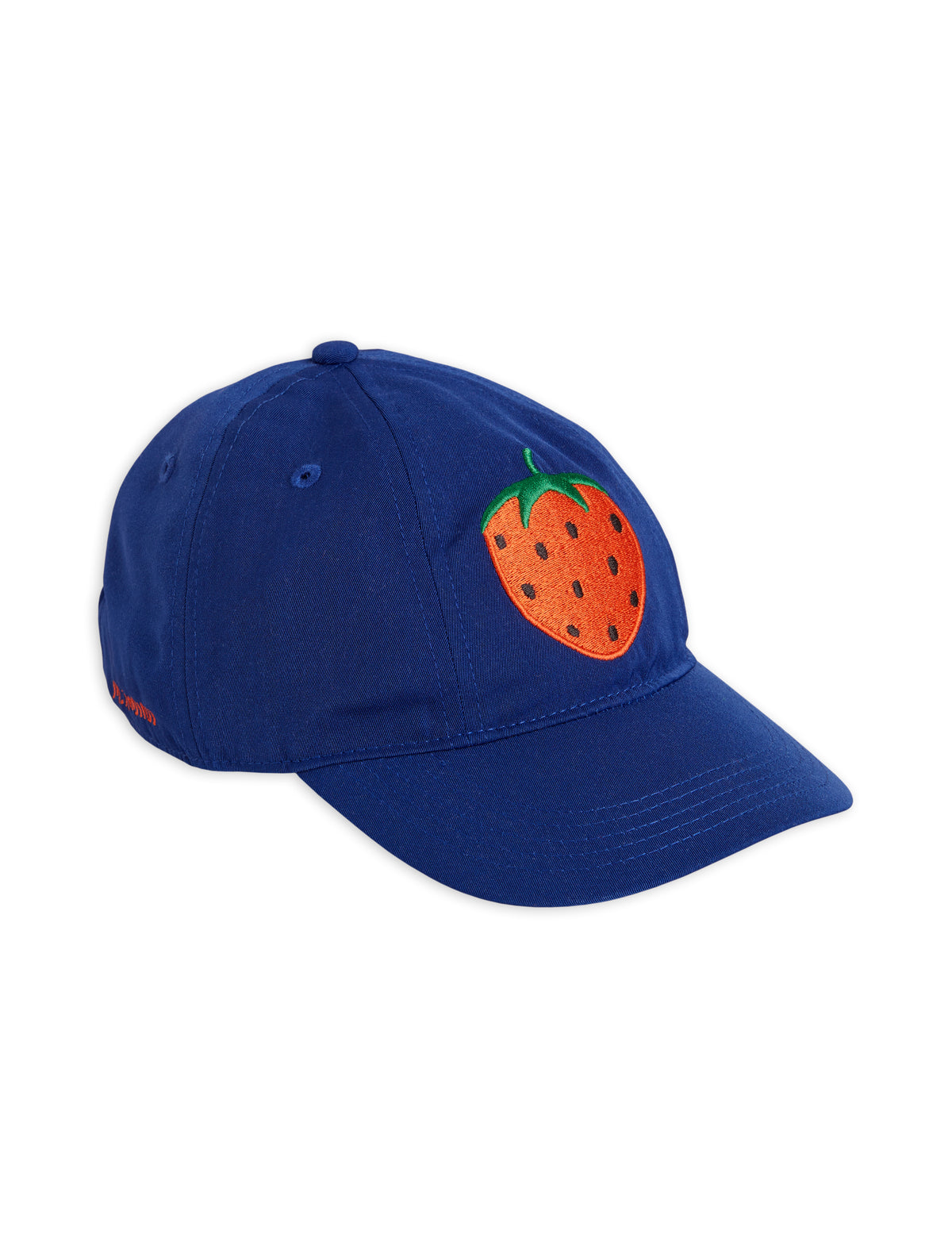 Strawberries emb cap Blue