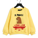Mini Rodini - WALRUS SP SWEATSHIRT YELLOW