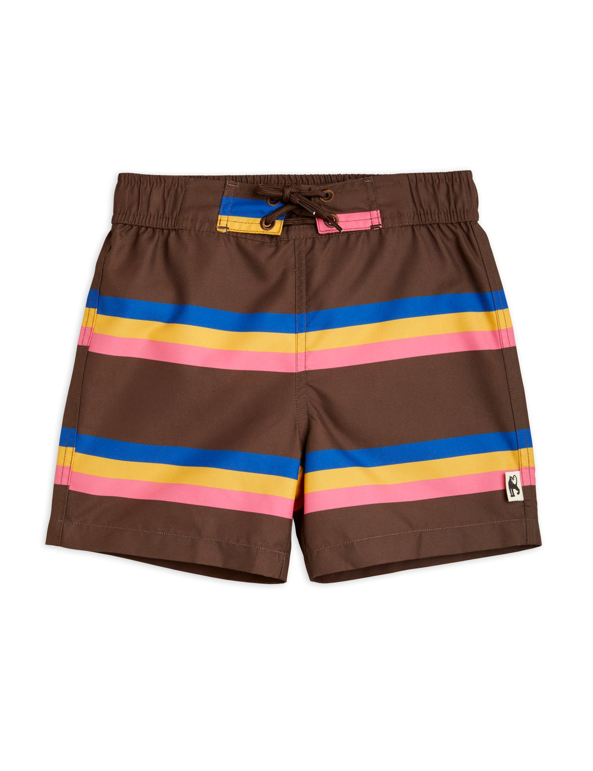 Stripe swim shorts