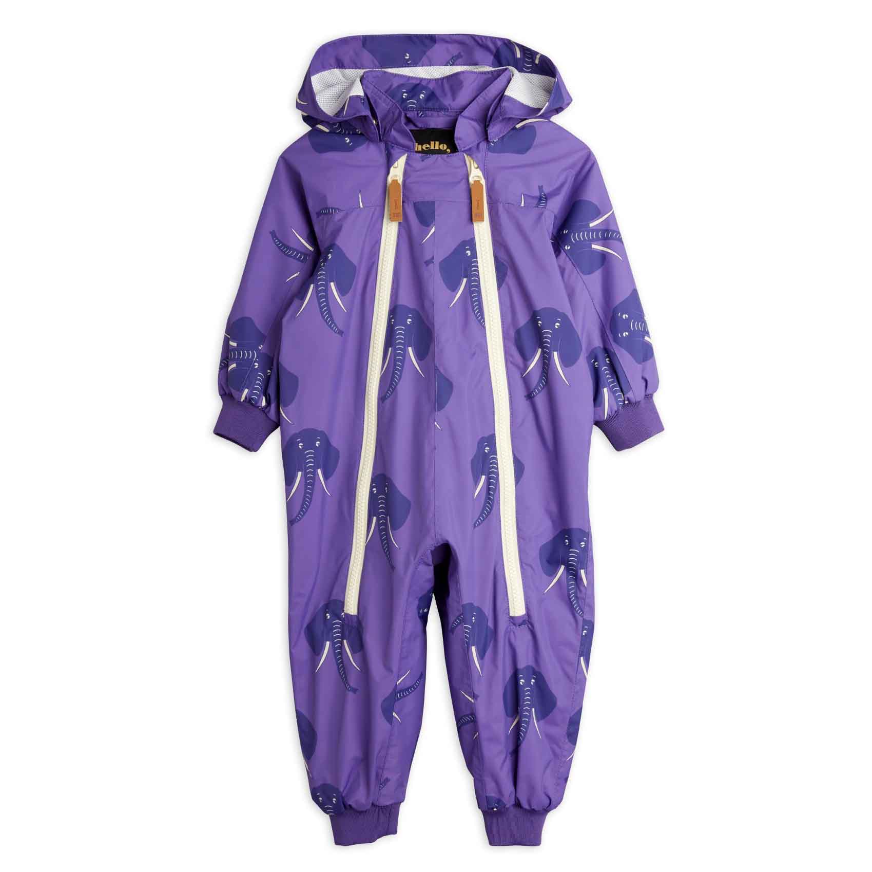 Elephants shell overall Purple