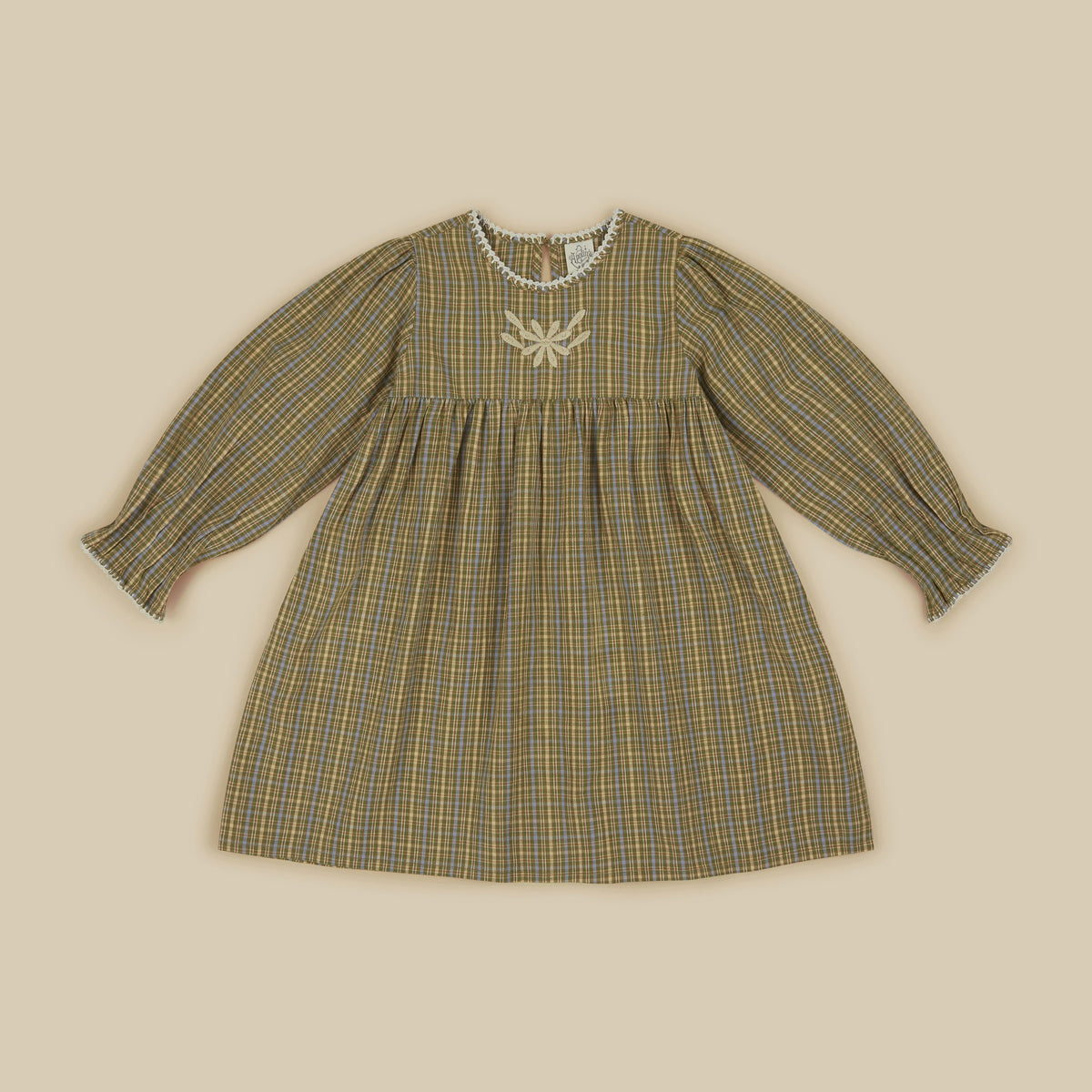 Rosemary Dress - Forester Check Fern